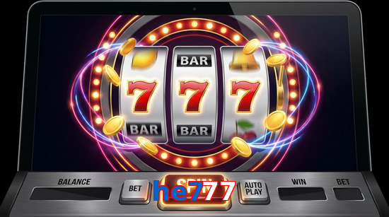 Main screen of He777 slots page for PK players